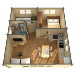 Suvila Alberta1, 34.2m2, sein 70mm PLUS