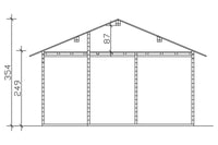 Suvila Ontario, 30m2, sein 70mm PLUS